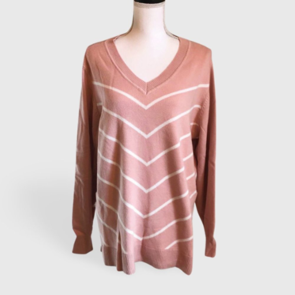 LIZ CLAIBORNE V-NECK SWEATER, SIZE 2X, NWT